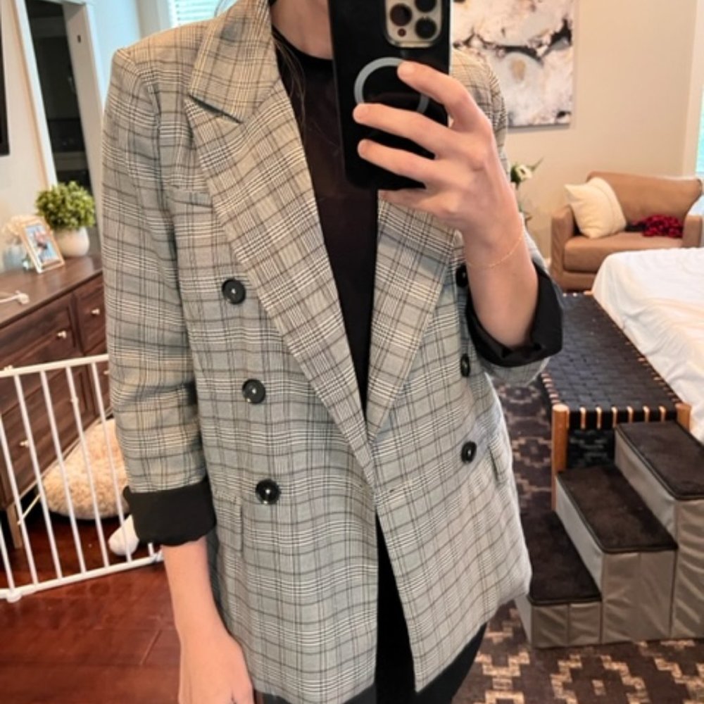 Blazer By Together Plaid